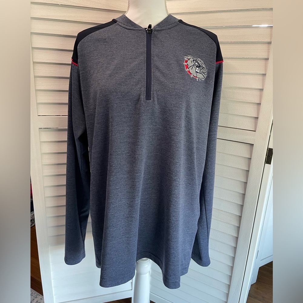 Champion Brand Gonzaga Bulldogs 1/4 Zip Pullover